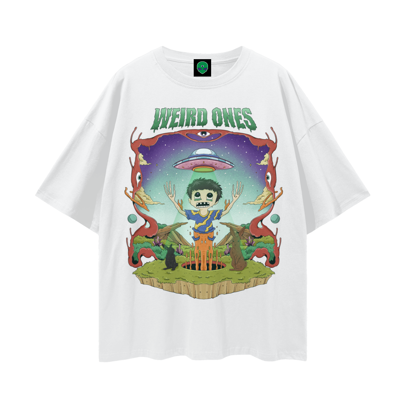 Weird Ones Streetwear Loose Drop Shoulder T-Shirt