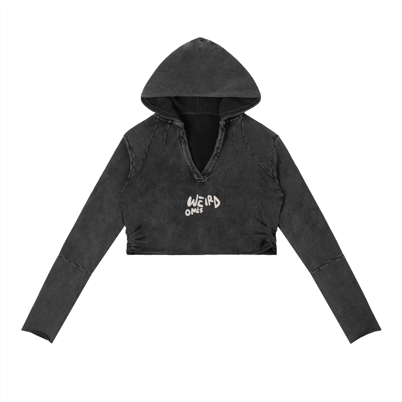 Weird Ones Vintage Washed Raw Edge Hoodie