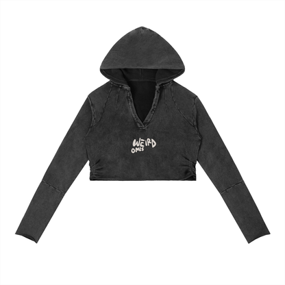 Weird Ones Vintage Washed Raw Edge Hoodie