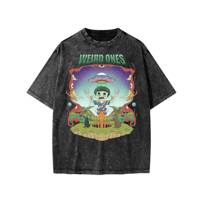 Weird Ones Snow Washed Kids' T-Shirt