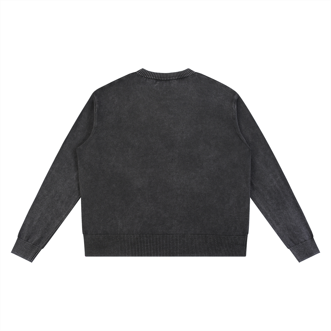 No Box Mineral Wash Oversized Sweater