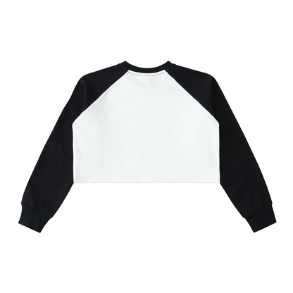 Trippz Baseball Crop Women's Sweatshirt