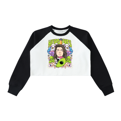 Trippz Baseball Crop Women's Sweatshirt