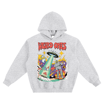 Weird Ones UFO Fleeced Boxy Hoodie