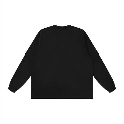 Fell From Heaven Unisex Layered Oversized T-Shirt