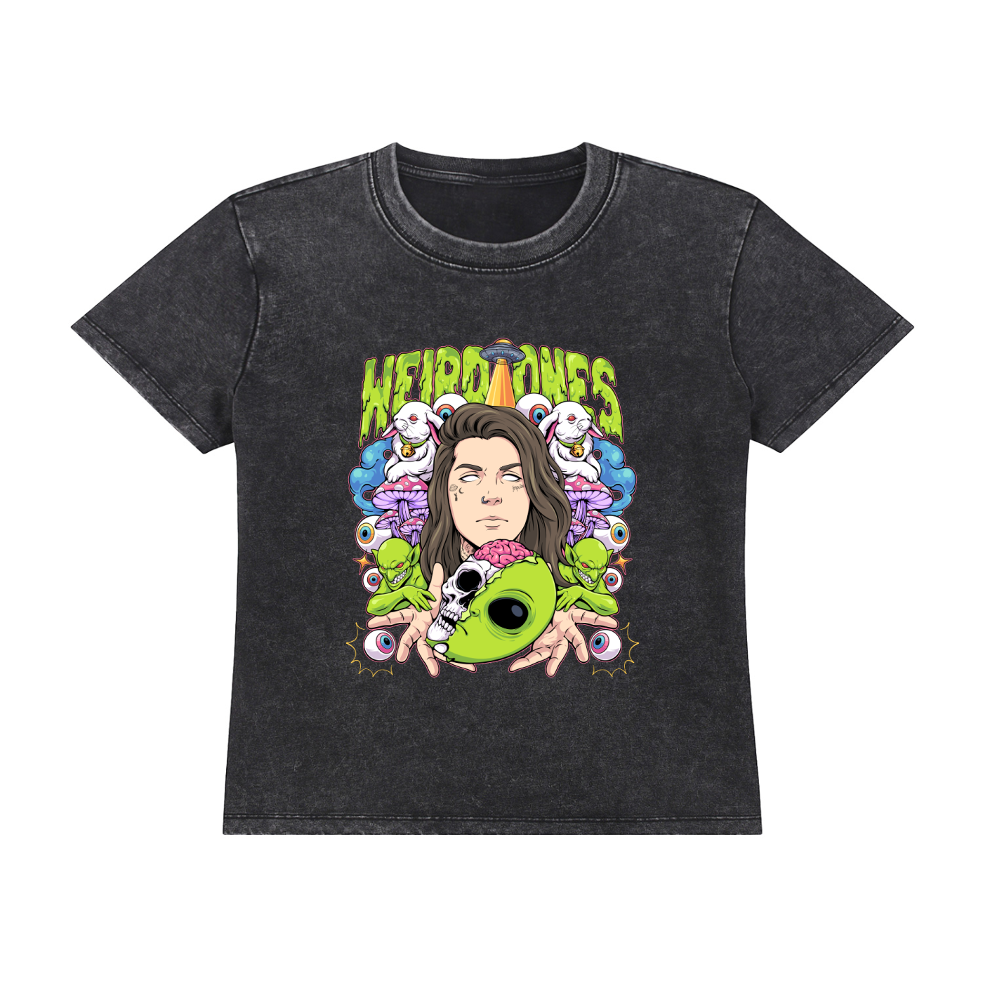 Trippz Vintage Wash Drop Shoulder Women's T-shirt