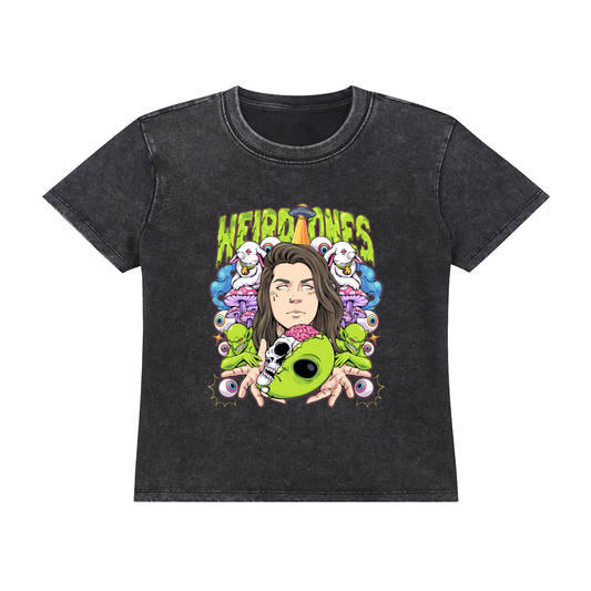 Trippz Vintage Wash Drop Shoulder Women's T-shirt