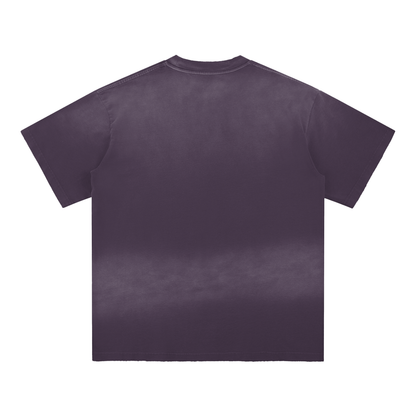 Trippz Sun Fade Hand-Frayed Cotton T-Shirt