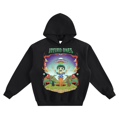 Weird Ones Fleeced Boxy Hoodie