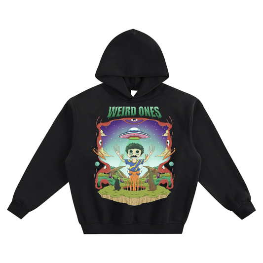 Weird Ones Fleeced Boxy Hoodie