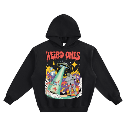 Weird Ones UFO Fleeced Boxy Hoodie